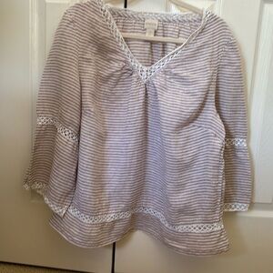 Chico’s Linen Top (Chico’s Size 3)